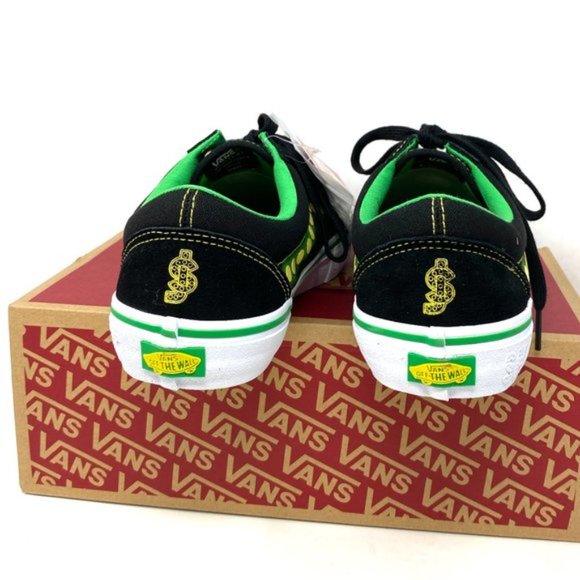 💖MEGA SALE💖VANS Old Skool Pro Shake Junt Black Suede Casual Womens VN0A45JC0V4 - Picture 7 of 11